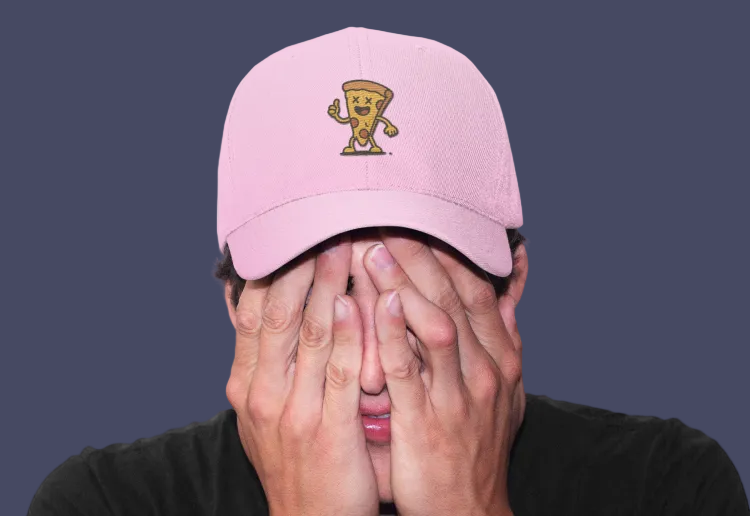 Gorra clásica paste pink Doozy Pizza