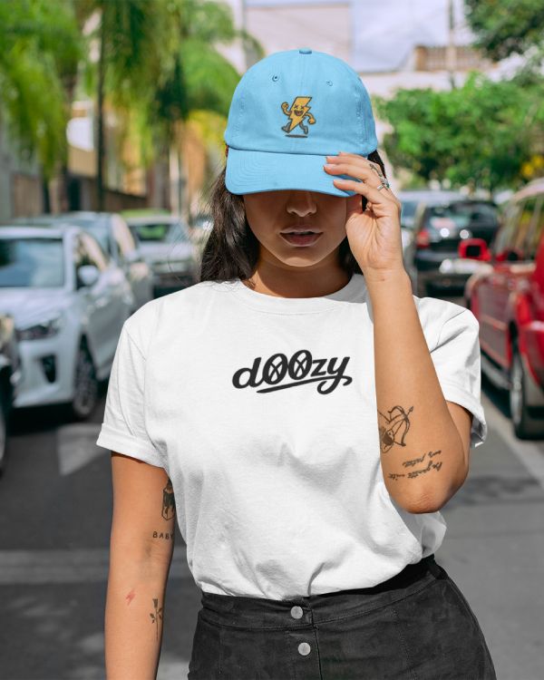 Gorra clásica azul pastel Doozy rayo