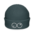 Gorro pescador azul petróleo Doozy Headwear con logotipo bordado dOOzy en el frente