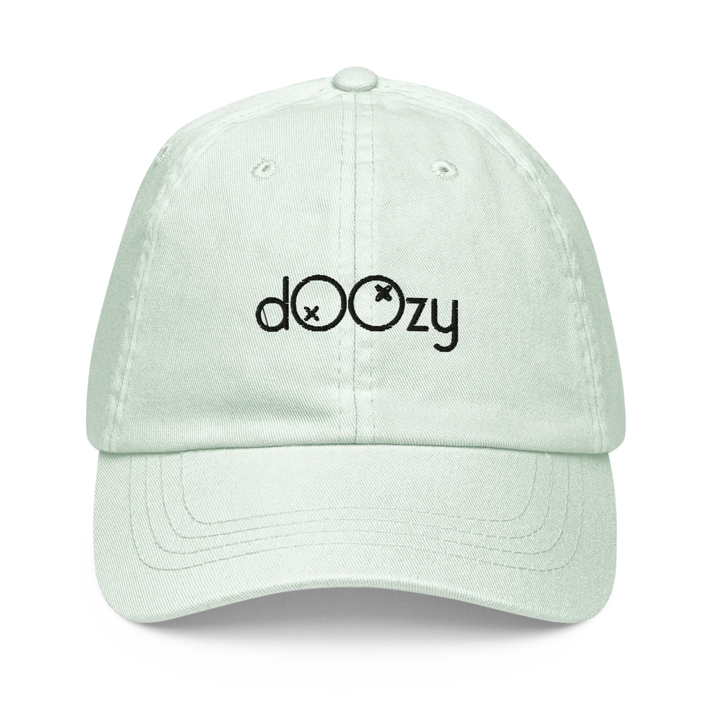 Gorra pastel verde menta con logo dOOzy bordado, Doozy Headwear original